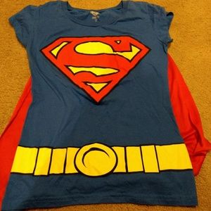 Superman shirt w/cape